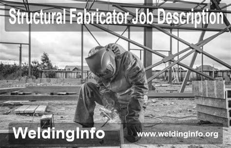 structural fabricator job description